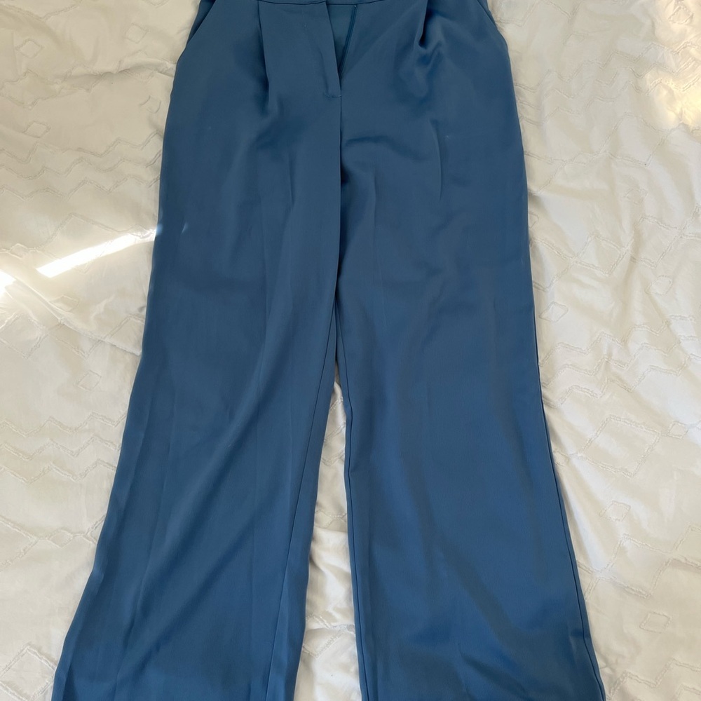 Bar III Wide Leg Satin Trousers